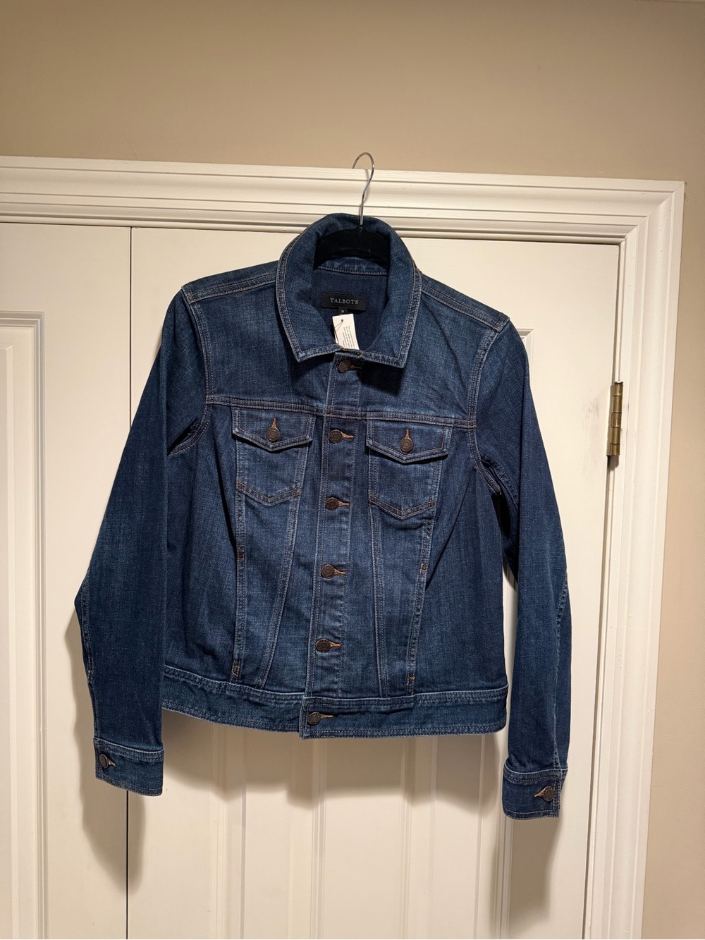 NWT Talbots Indigo Denim Trucker Jacket